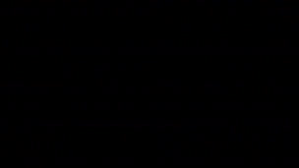 Анимированных Фонов Создания Переходов Изолированный Черном Фоне Рендеринг Разрешение — стоковое видео