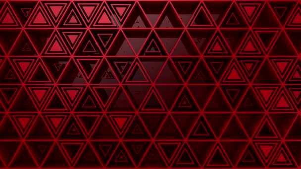 Background Triangles Abstract Background Loop Rendering Resolution — Stock Video