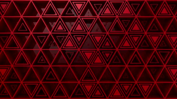 Background Triangles Abstract Background Loop Rendering Resolution — Stock Video