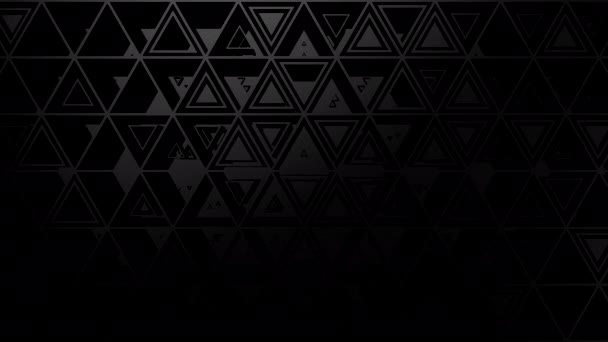 Background Triangles Abstract Background Loop Rendering Resolution — Stock Video