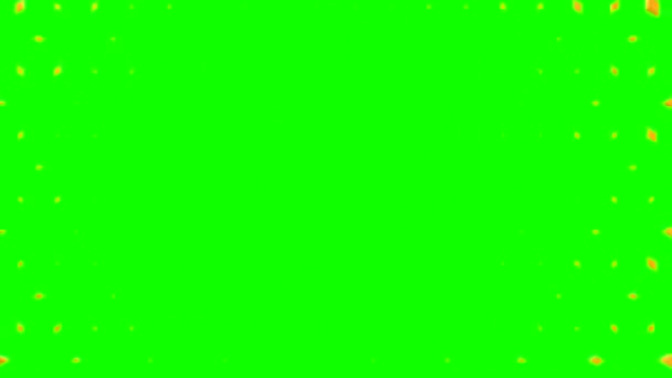 Ромбы Образуют Волну Зеленый Фон Рендеринг Разрешение — стоковое видео
