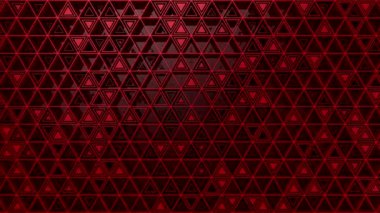 Üçgenlerin arka planı. Soyut arkaplan, döngü, 3d görüntüleme, 4k çözünürlük
