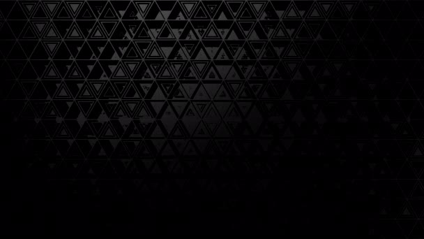Arrière-plan de Triangles. Fond abstrait, boucle, rendu 3d, résolution 4k 