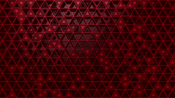 Background Triangles Abstract Background Loop Rendering Resolution — Stock Video