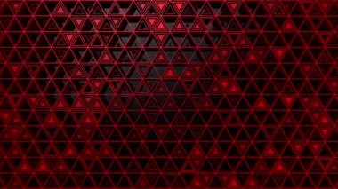 Üçgenlerin arka planı. Soyut arkaplan, döngü, 3d görüntüleme, 4k çözünürlük