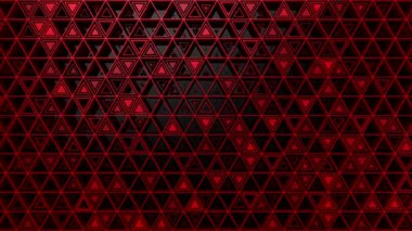 Üçgenlerin arka planı. Soyut arkaplan, döngü, 3d görüntüleme, 4k çözünürlük