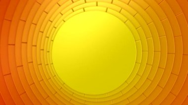 Background of Circles. Background for text or logo, loop, 3d rendering, 4k resolution