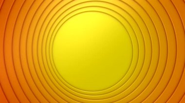 Background of Circles. Background for text or logo, loop, 3d rendering, 4k resolution