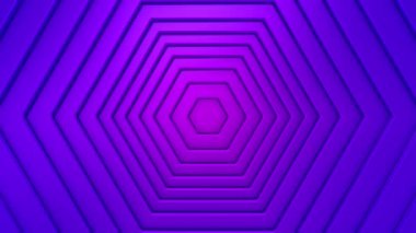 Background of Hexagons. Background for text or logo, loop, 3d rendering, 4k resolution