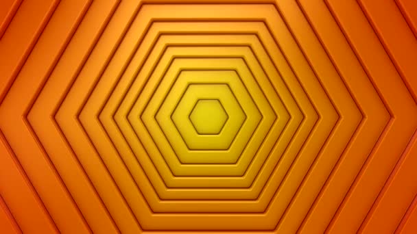 Achtergrond Van Hexagons Achtergrond Voor Tekst Logo Loop Weergave Resolutie — Stockvideo