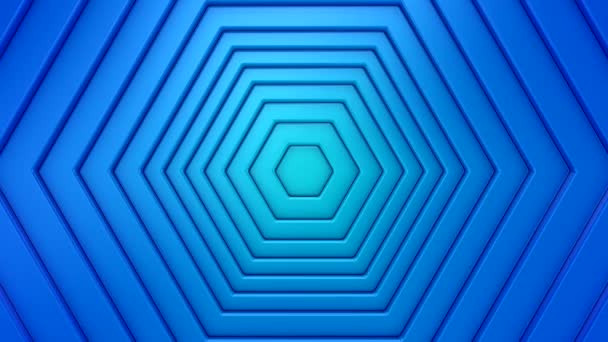 Achtergrond Van Hexagons Achtergrond Voor Tekst Logo Loop Weergave Resolutie — Stockvideo