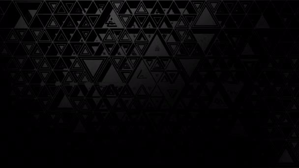 Background Triangles Abstract Background Loop Rendering Resolution — Stock Video