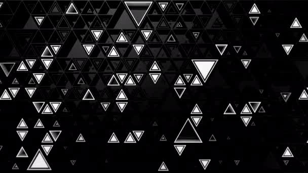 Background Triangles Abstract Background Loop Rendering Resolution — Stock Video
