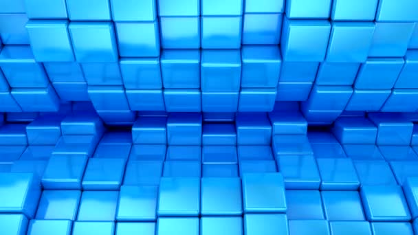 立方体的背景抽象运动 3D渲染 4K分辨率 — 图库视频影像