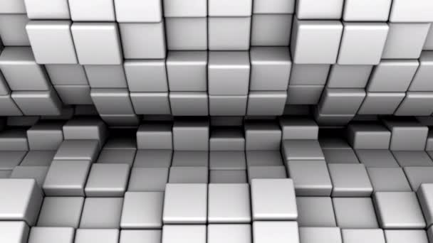 Contexte Cubes Motion Abstraite Boucle Rendu Résolution — Video