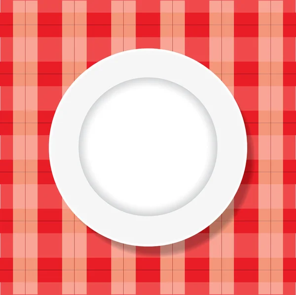Fond plat blanc — Image vectorielle