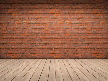 Tuğla ve ahşap Oda