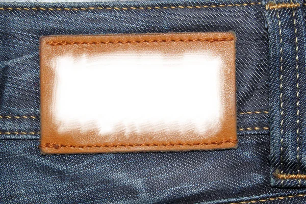 Jeans lable Hintergrund — Stockfoto