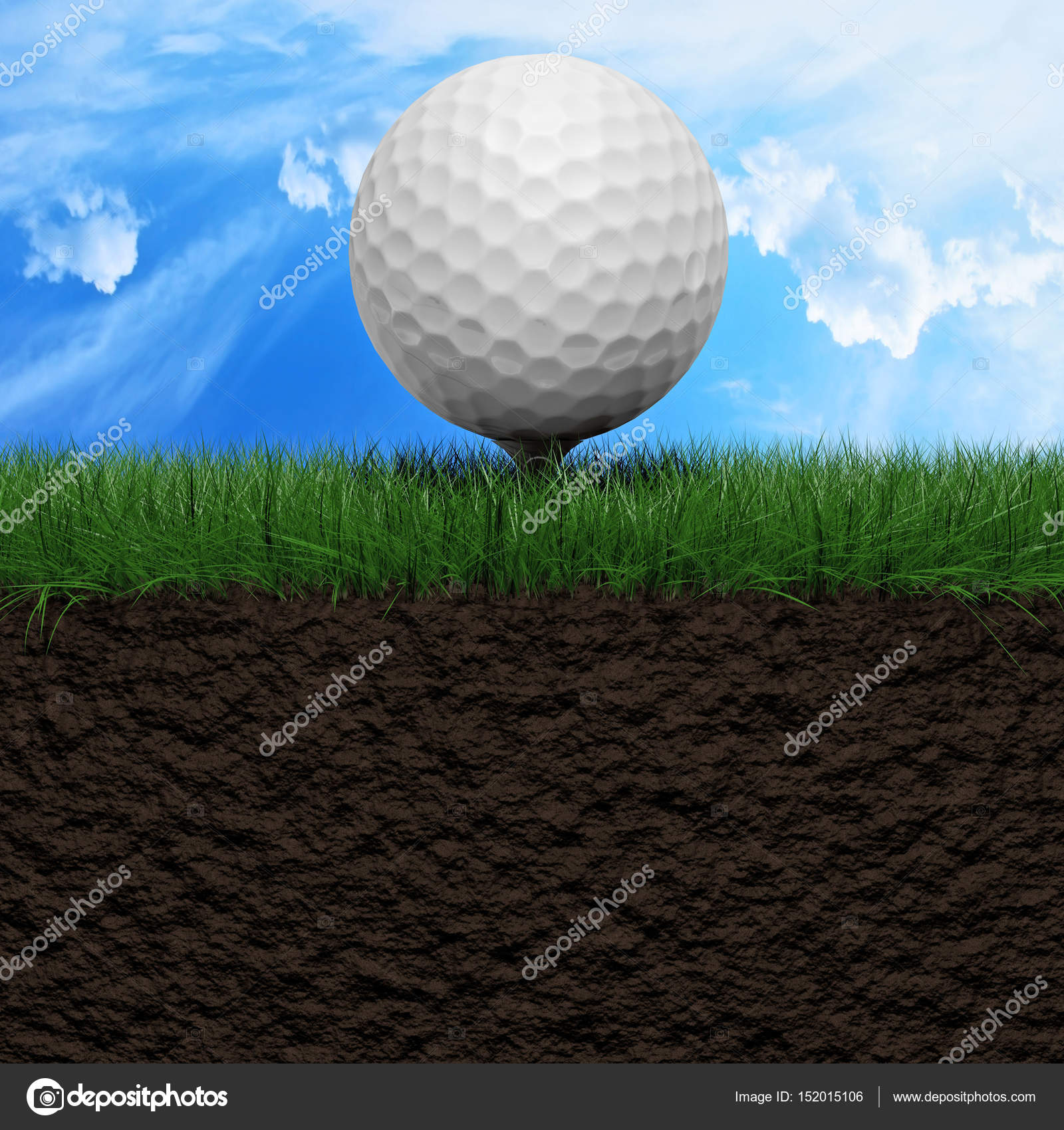 Golf ball background — Stock Photo © dynamicfoto #152015106