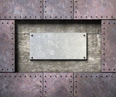 Perçin arka plan ile metal doku