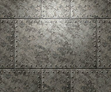 Perçin arka plan ile metal doku