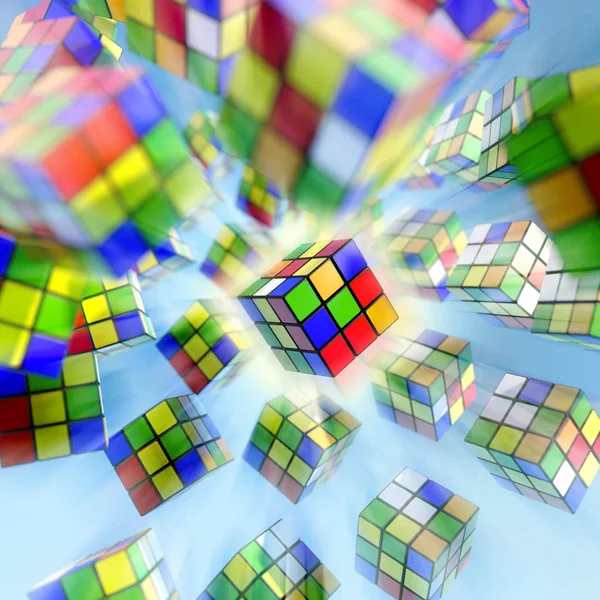 Cubo di Rubik — Foto Stock