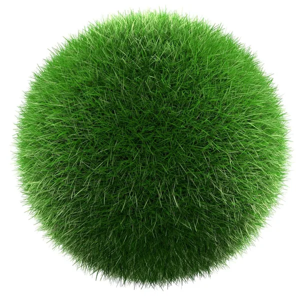 Planet av grönt gräs — Stockfoto