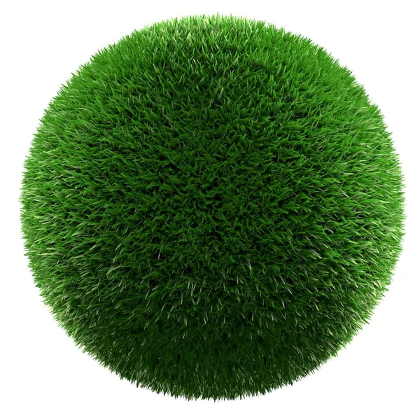 Planet of green grass Stock Image