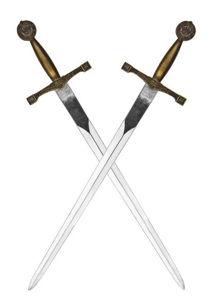 Schöne Schwerter isoliert — Stockfoto