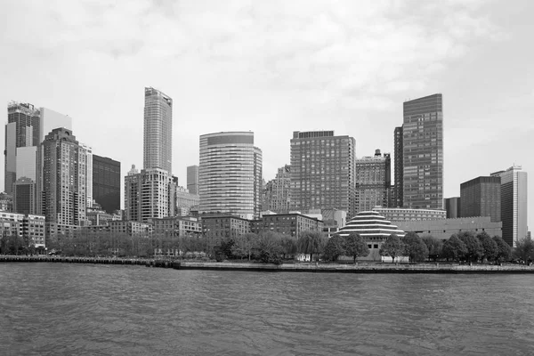 Siyah ve beyaz Manhattan — Stok fotoğraf