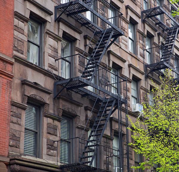 Detail of Manhattan typical apartment, New York USA