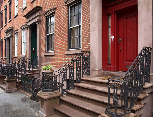 Closeup of a luxury habitation in Manhattan, New York