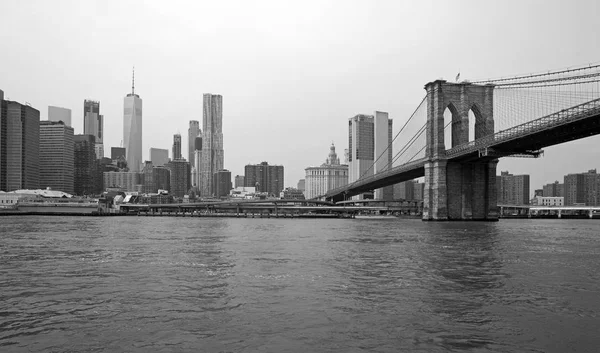 Černá a bílá Manhattan — Stock fotografie