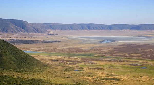 Ngorongoro krateri görünümü