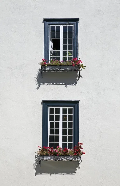 Old Quebec City Residential House Facade Detail Canada — Stock Photo, Image