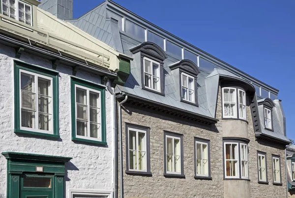 Quebec Old City Residential Street Details — Stock Photo, Image
