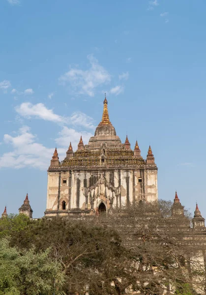 Sulamani Templom Bagan Mianmar Egyik Leglátogatottabb Bagan — Stock Fotó