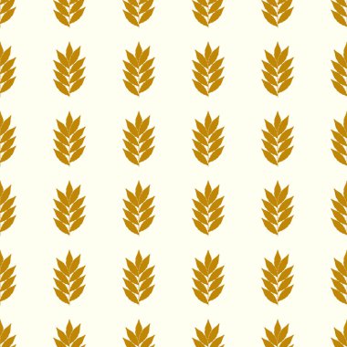 Yaprakları Dikişsiz desen arka plan illüstrasyon vektör