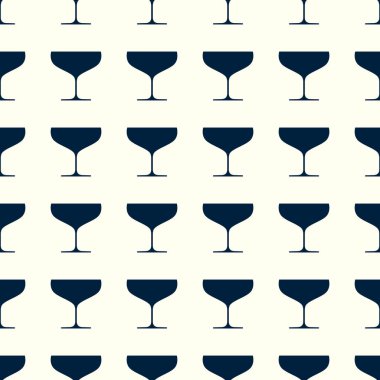 Kadehlerin Dikişsiz desen arka plan illüstrasyon vektör