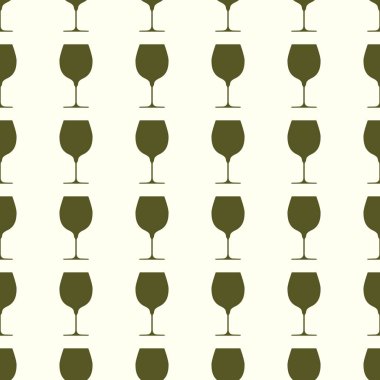 Kadehlerin Dikişsiz desen arka plan illüstrasyon vektör
