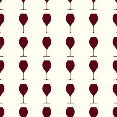 Kadehlerin Dikişsiz desen arka plan illüstrasyon vektör