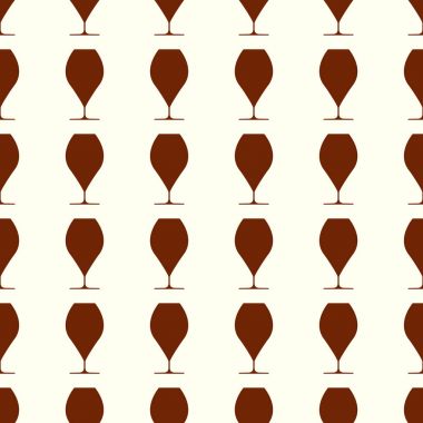 Kadehlerin Dikişsiz desen arka plan illüstrasyon vektör