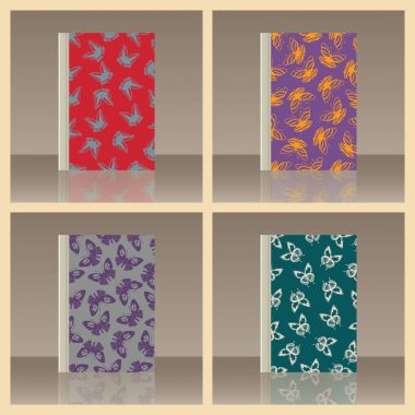 Kelebek ve kitap. Nesnenin gerçekçi görüntü