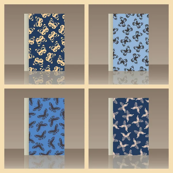 Kelebek ve kitap. Nesnenin gerçekçi görüntü