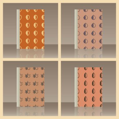 Yaprakları ve kitap. Nesnenin gerçekçi görüntü