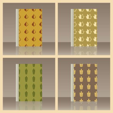 Yaprakları ve kitap. Nesnenin gerçekçi görüntü