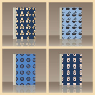 Kahve ve kitap. Nesnenin gerçekçi görüntü