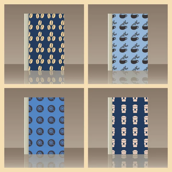 Kahve ve kitap. Nesnenin gerçekçi görüntü