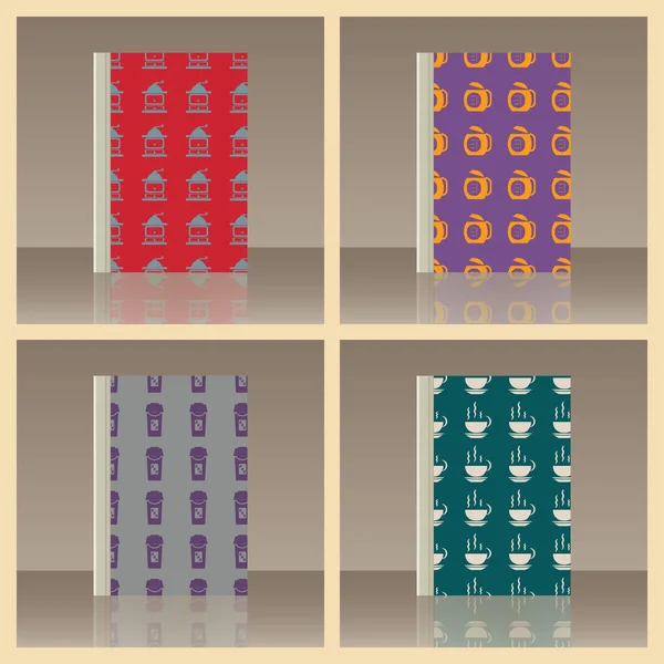 Kahve ve kitap. Nesnenin gerçekçi görüntü