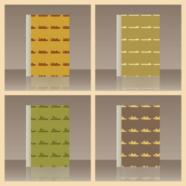 Deniz ulaşımı ve kitap. Nesnenin gerçekçi görüntü